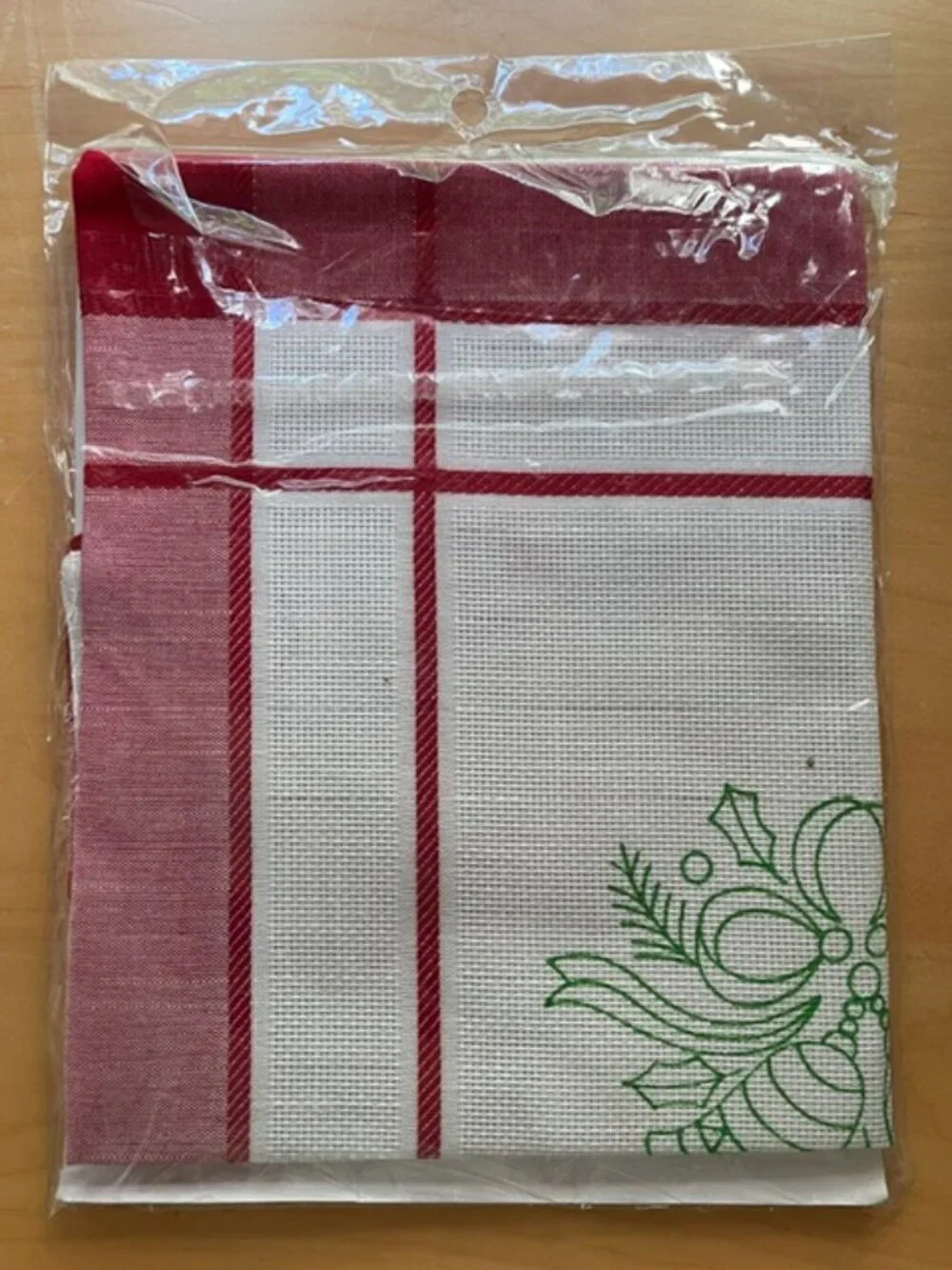 Embroidery Pillow Kit HOLIDAY BELLS Christmas NEW NIP